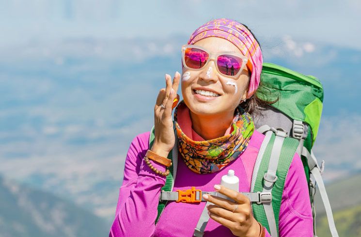 Mountaineering and trekking sun protection recommendations